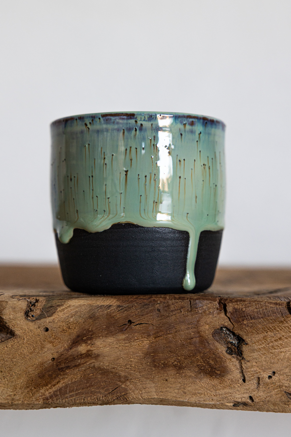 Herz-Becher black / green-blue – Bild 2