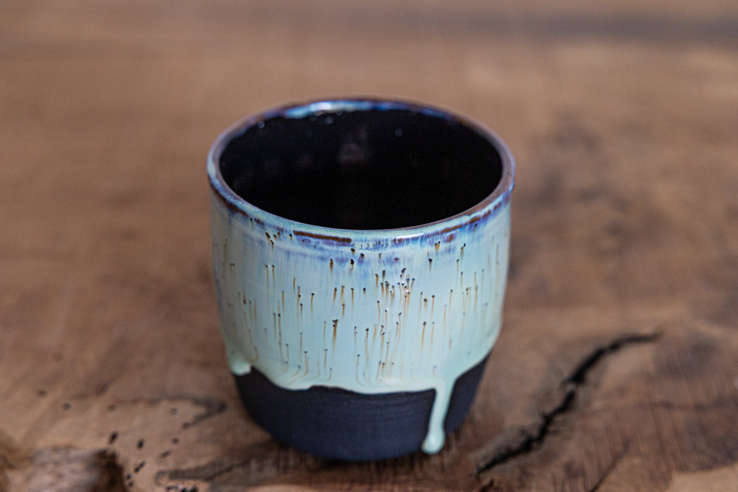 Herz-Becher black / green-blue – Bild 3